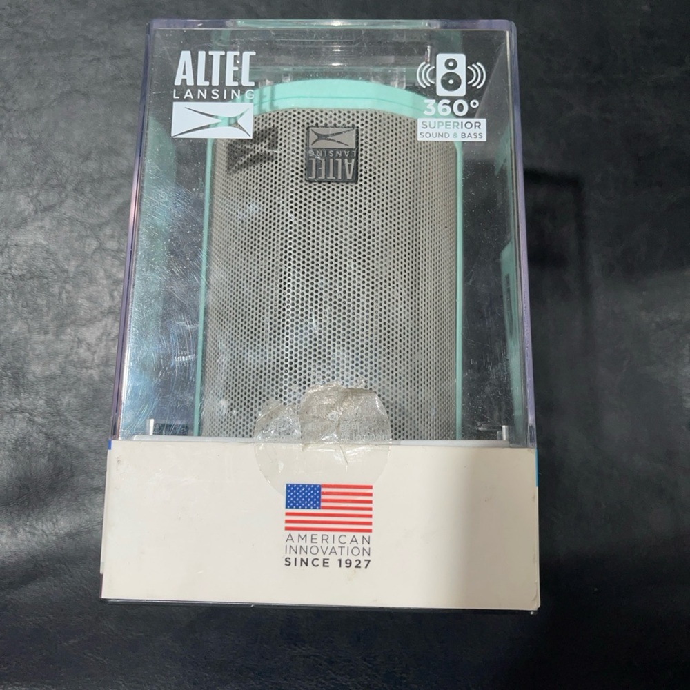 Altec Lansing turquoise Bluetooth Speaker